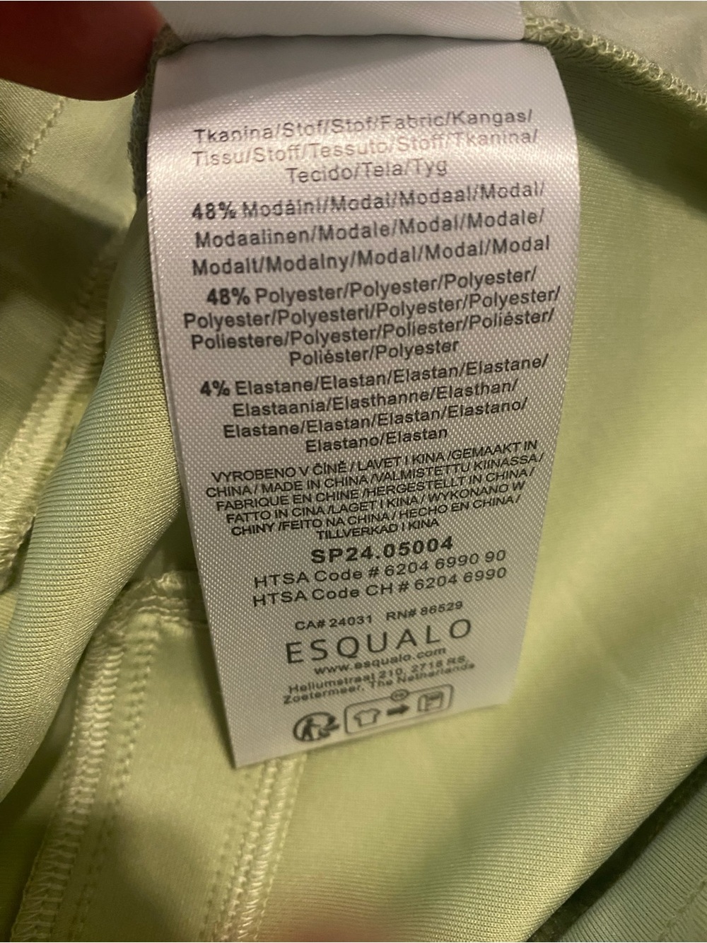 ESQUALO Sage Green Wide Leg Modal Soft Quiet Luxury Loungewear Trouser Size 2XL - Picture 16 of 16